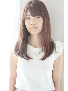 モッズ ヘア 富山店 セミロング　1　ナチュラルストレート