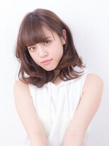 ヘアーズ ロッソ テラス(hair's ROSSO TERRACE)&nbsp;[鶴見]伸ばしかけ無造作カール耳かけふわミディ☆[30代40代50代]