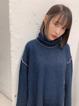 ブルーフェーセス 表参道(blue faces) ホワイトグレーインナーカラー