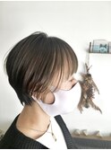 丸みのある耳かけショート^^