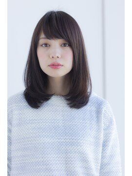 ラフ フロム ガーデン(Laf from GARDEN) 寺尾拓巳　大人かわいいダークアッシュインナーカラーミディアム