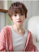 パーマ風ショート　浅草