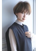ノンダメージサロン ステラバイボヌール(Stella by Bonheur) 小顔に見せる自然な丸みのマッシュショート