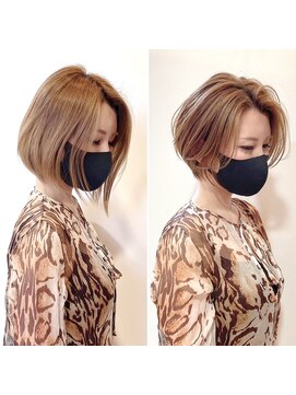 エトワ(ETOWA) 【ビフォーアフター】ショートなのに女性らしさアップ！