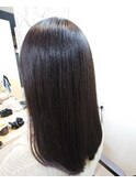 ミディアムストレート髪質改善大人可愛いセミロング