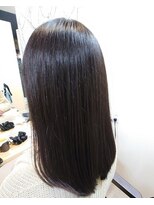 ヘアーカルチャー 小倉台店 HAIR CULTURE ミディアムストレート髪質改善大人可愛いセミロング