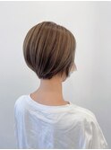 脱白髪染めショート