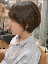 ロンド 銀座(Lond)&nbsp;【銀座◇成田】丸みショートショコラアッシュヘルシースタイル