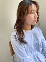 プフ 伏見(puf)&nbsp;ゆるウェーブ×ナチュラルベージュ【伏見/丸の内/栄/髪質改善】