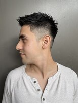 メリケンバーバーショップ トーキョー(MERICAN BARBERSHOP TYO)&nbsp;YS STILE.束感ショート.波巻き.ハイライト.マッシュパーマ9