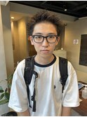 スパイキーショート/メンズカット/20代30代/山中