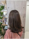 ロブ×レイヤー×オリーブベージュ♪【新田】