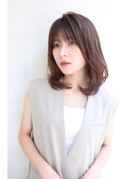 オーロ(ORO) 大人モテ愛されシルキーベージュレイヤーミディ