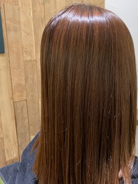 ニノット 武蔵小杉(○nino.) 11月#黒髪カタログ# グレーベージュ#レイヤーロング#前髪パーマ