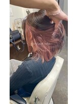 ムーブ(Moob)&nbsp;ブラウン×コーラルピンクのデザインカラー【別府】