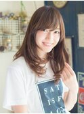 髪質改善 抜け感ヘア セミディ 【アリシアヘアー 那珂】