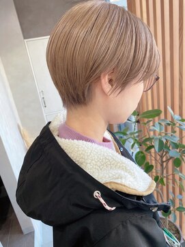 イルウィ(irwi) 【ブリーチカラー】ベージュカラー ショートヘア