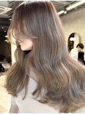 カーテンバング ケアブリーチ ベージュ 表参道