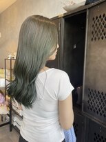 アチーブリス(achieve Liss)&nbsp;こなれ感セミロング グリーン系オリーブカラー