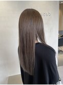 【nakajima】ミルクティーグレージュ×ストレートロング
