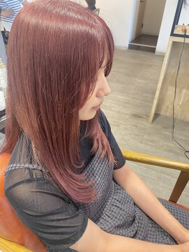 ムクヘア 御幸店(MUKU hair) ワンブリーチで可愛いラベンダーピンク☆