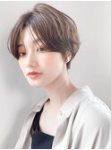 ★前下がりショートボブ石原さとみショートカットカラーパーマ