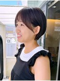 マッシュショート　顔まわりカット　京都美容室　進詩織
