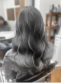 アッシュシルバーバレイヤージュ