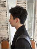 スパイキーショート/ブルーブラック