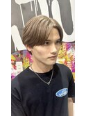 ミルクティーベージュセンターパート
