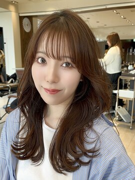 アマトウキョウ アユンチェ(AMA TOKYO×AYUNCHE) 韓国スタイル/ナチュラルくびれへア_くびれ巻き_レイヤーカット