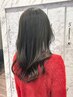 《学割U24☆透け感カラー》カット×ブリーチなしダブルカラー×2stepTR￥12100