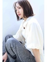 アティラン 上尾店(Attirant)&nbsp;小顔効果◎切りっぱなしくびれ外ハネボブ♪20代30代40代