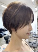天神大名今泉小顔丸みショートレイヤーハンサムタッセルウルフ