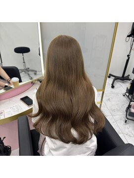 ジュイル シブヤ(JEWIL SHIBUYA) プレミアムブリーチなしダブルカラーによるオリーブカラー