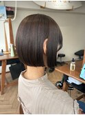 コンパクトなあごラインボブ