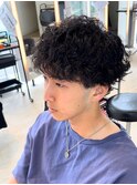 メンズ/波巻ツイストスパイラルパーマ