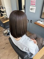 レアレア ヘアアンドライフ(LeaLea)&nbsp;着物ヘア/大人ガーリー/ダークアッシュ/似合わせカット/伊丹