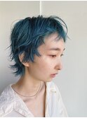 ダブルカラー/ウルフカット[中崎町/梅田駅］