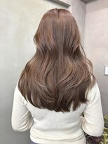 ファビ 渋谷(Fab) くびれヘア/暗めカラー/アプリコットオレンジ/縮毛矯正