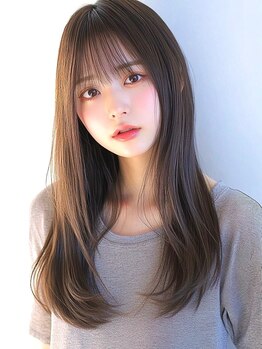 ミルシー(millci)の写真/癖毛、広がる髪でも乾かすだけで可愛い！ストレート×ワンカールレイヤー専用パーマ『ストワン』