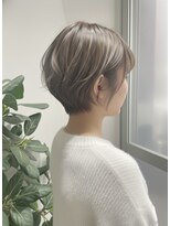 アールイーノウン 阿倍野区昭和町店(re; nown)&nbsp;大人可愛い20代30代40代小顔ひし形ショートボブ丸み前下がり