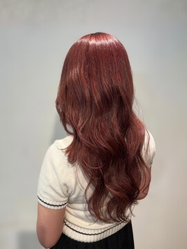 艶髪ボルドーカラー