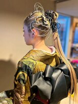 ナービス(NARVIS)&nbsp;ポニーテールアレンジ/成人式/和装/ヘアセット