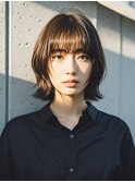 ウルフパーマクラゲカットクラゲヘアーエンドカラーネオウルフ