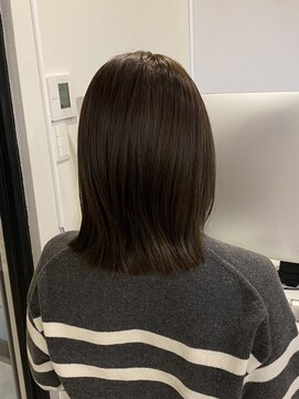 アコロン(acoron) くびれボブ 新宿/髪質改善/透明感カラー/くびれボブ