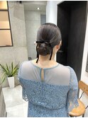 カジュアル華やかヘアセット♪谷島