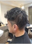 メンズツーブロックパーマ