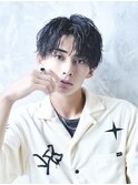 フェザーパーマ/刈り上げセンターパート/サーフカール[新宿]