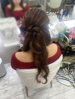 ヘアセット＆メイクアップ　LUNE BY GEKKABIJIN　【6月6日NEW OPEN（予定）】&nbsp;上品くるみちゃんヘア